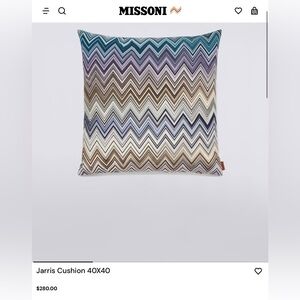 Set of MISSONI throw pillows